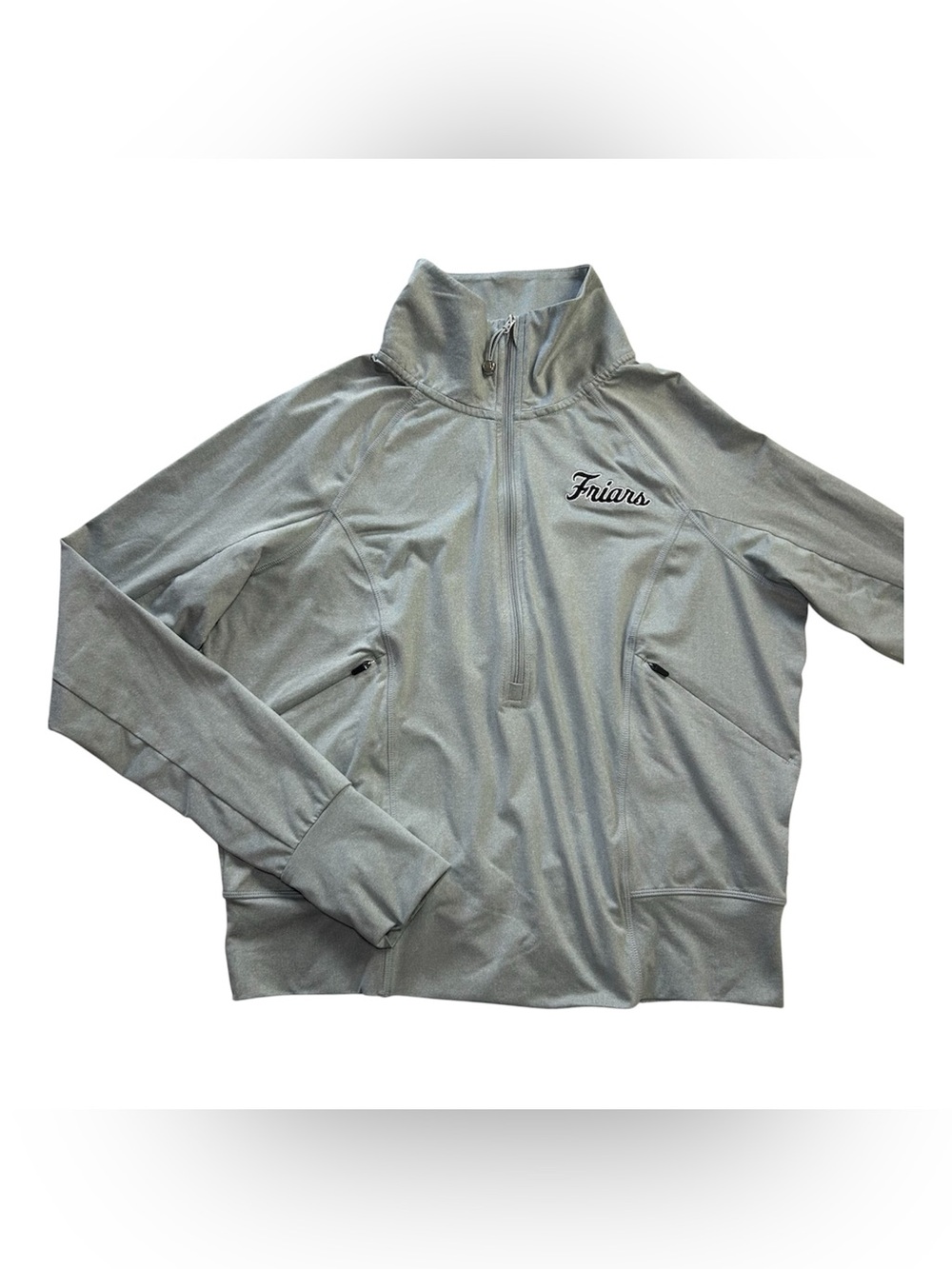 Providence Friars Greatness Wins Slender Cozy Half-Zip Women’s Gray Pullover M